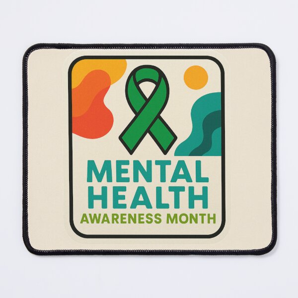 Item preview, Mental Health Awareness Month - antique white designed and sold by LewpyG.