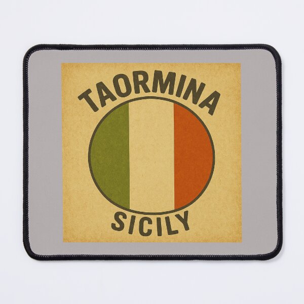 Item preview, Vintage Taormina Sicily Travel Poster, Italian Flag designed and sold by Right-UR.