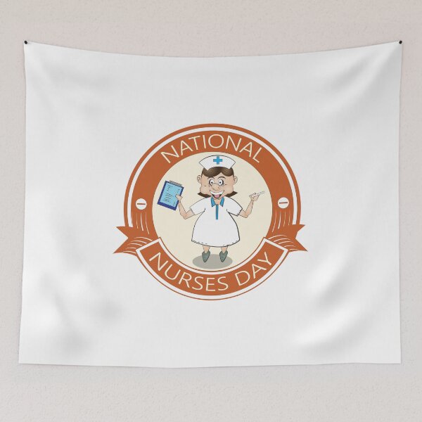 Item preview, National Nurses Day Sign and Badge designed and sold by karyalangit.