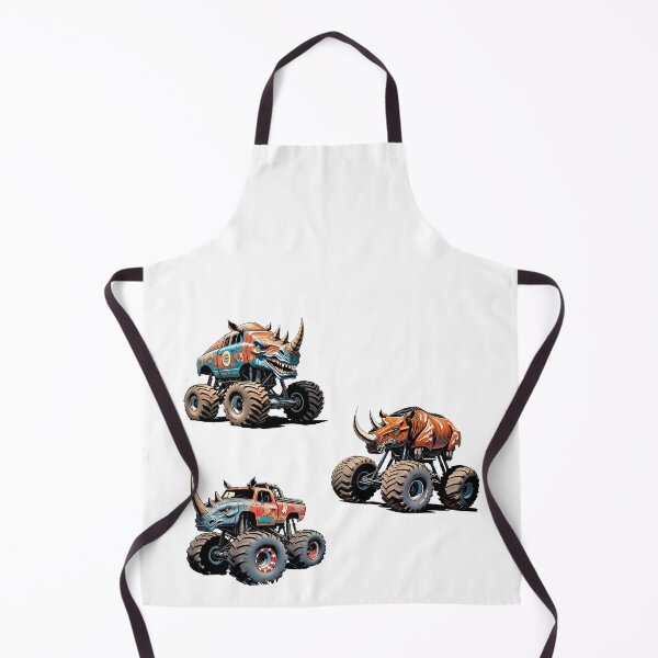 Item preview, Rhino Monster Truck Sticker Pack, Cute 80s Comic Book Design, Gift for Fans. designed and sold by UrbanTRIP.