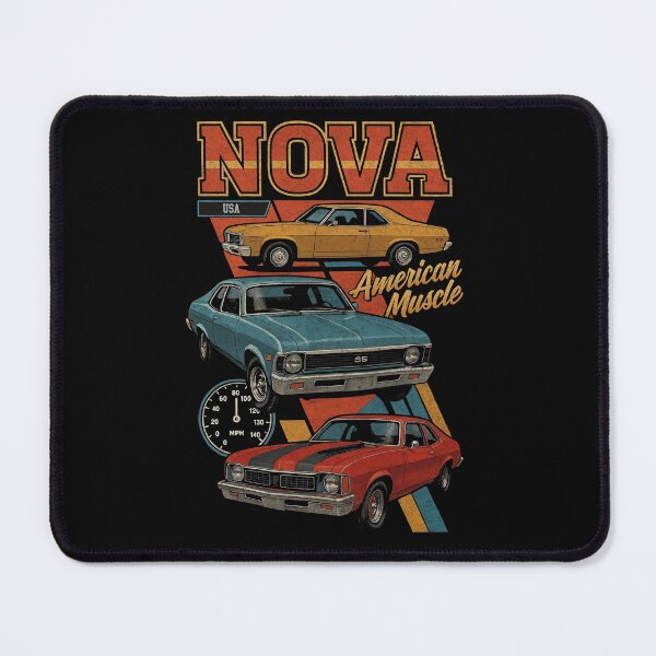 Item preview, Chevy Nova American Muscle Retro – Classic 1970s Style Car Art  designed and sold by TheArtOfCar.
