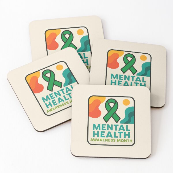 Item preview, Mental Health Awareness Month - antique white designed and sold by LewpyG.