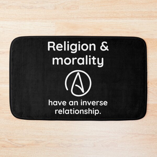 Item preview, Religion & morality have an inverse relationship  designed and sold by Rachel the Artist .