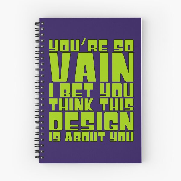 Item preview, So Vain designed and sold by IKDG.
