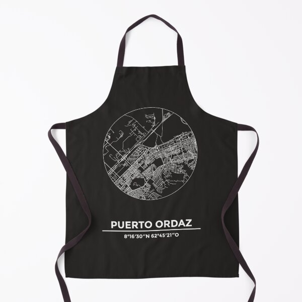 Item preview, Puerto Ordaz map/coordinates designed and sold by industriavisual.