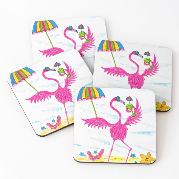 Item preview, Beach Flamingo designed and sold by susan-clifford.