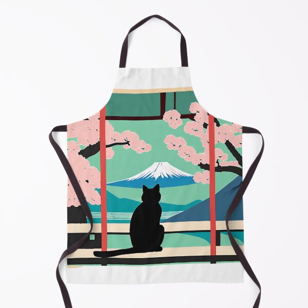 Item preview, Mt. Fuji, Sakura and Cat designed and sold by YouandMeXpress.