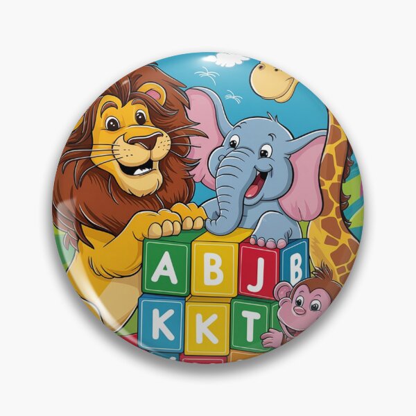 Item preview, Colorful Animal Alphabet Scene designed and sold by AnimalAirtistry.