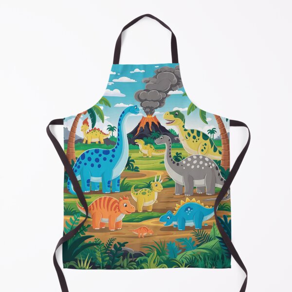 Item preview, Vibrant Prehistoric Dinosaur Scene designed and sold by AnimalAirtistry.