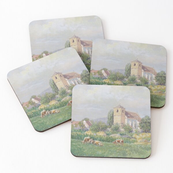 Item preview, Small Church in the German Countryside designed and sold by 19th Century in Color.