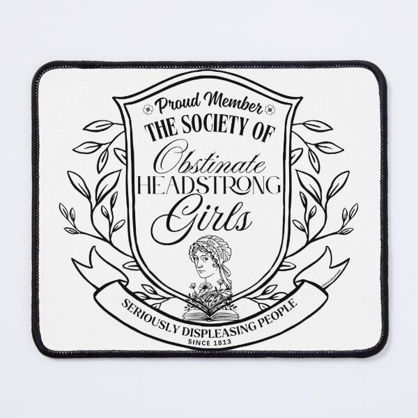 Item preview, Society of Obstinate Headstrong Girls (in Black) designed and sold by Nicola Delacoeur.