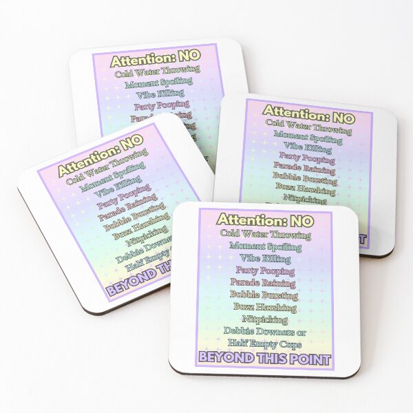 Item preview, No Negativity Beyond This Point designed and sold by WillandWent.