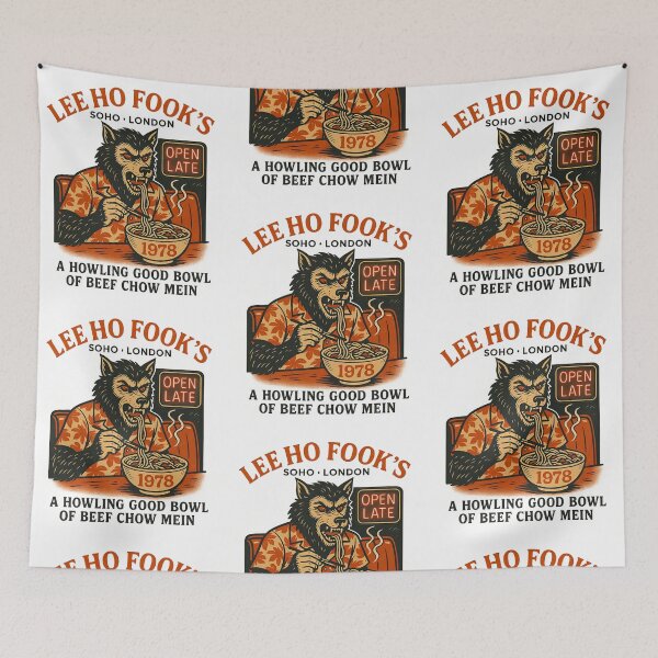 Item preview, Lee Ho Fook’s 1978 Werewolf | Soho London Chow Mein Retro Design designed and sold by Kybruno's Creations.