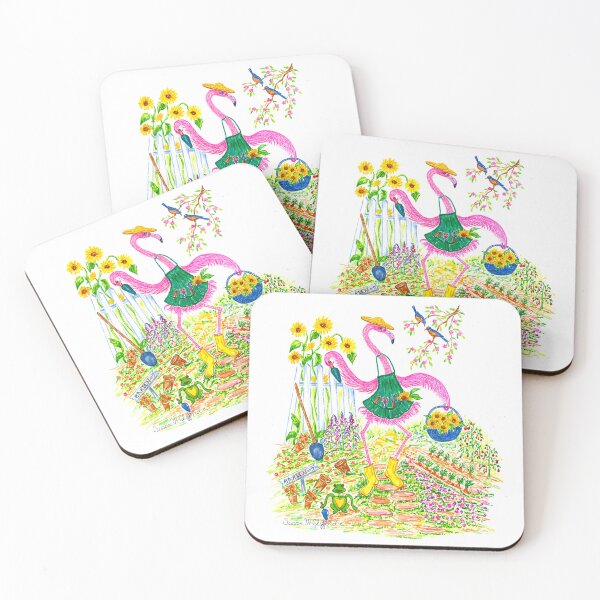 Item preview, Flamingo Gardening designed and sold by susan-clifford.