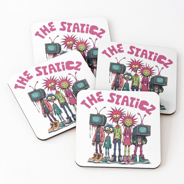 Item preview, The Staticz | Vibrant Retro-Futuristic Character Design | Psychedelic and Retrofuturistic Character Illustration designed and sold by Yanellpc.