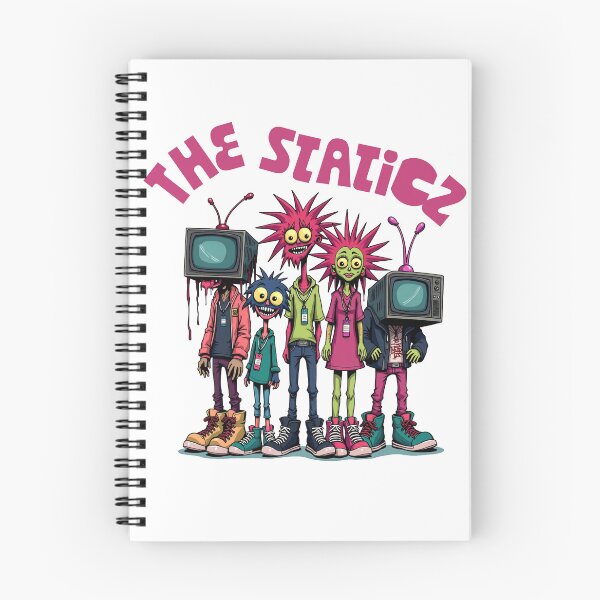 Item preview, The Staticz | Vibrant Retro-Futuristic Character Design | Psychedelic and Retrofuturistic Character Illustration designed and sold by Yanellpc.
