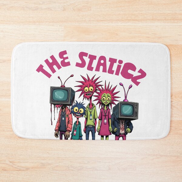 Item preview, The Staticz | Vibrant Retro-Futuristic Character Design | Psychedelic and Retrofuturistic Character Illustration designed and sold by Yanellpc.