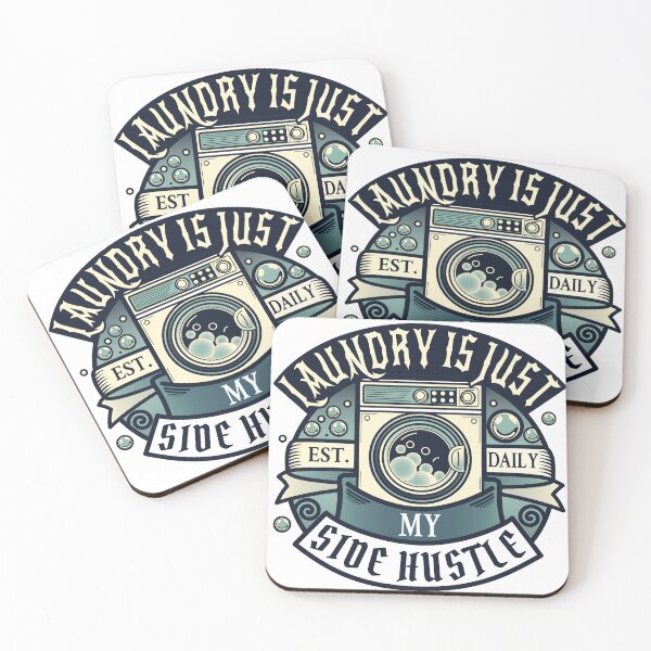 Item preview, Laundry Is My Side Hustle designed and sold by Nevermore Prints.