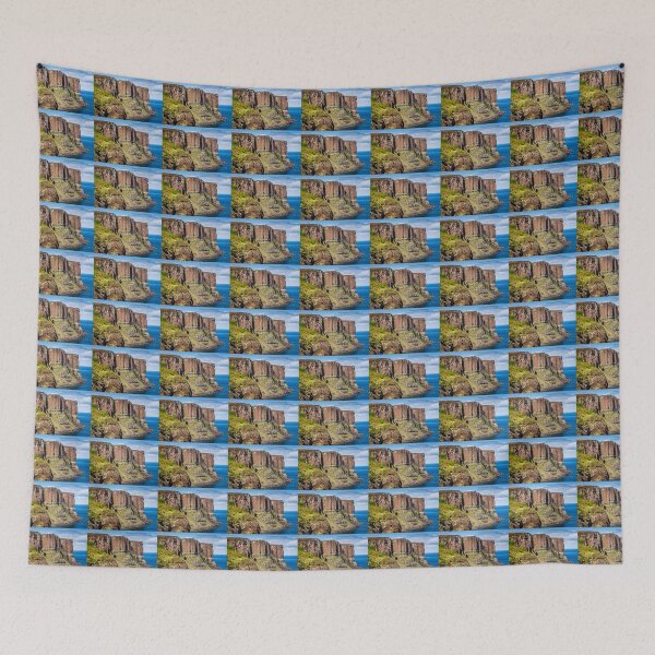 Item preview, Kilt Rock basalt cliff and ocean on summers day designed and sold by Images by Chris de Blank.