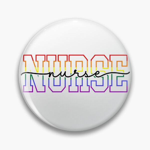 Item preview, Pride Nurse LGBTQ+ Rainbow designed and sold by catthemedic.