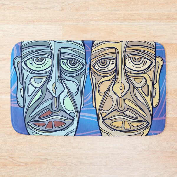 Item preview, Abstract matching faces designed and sold by DaveDanchuk.