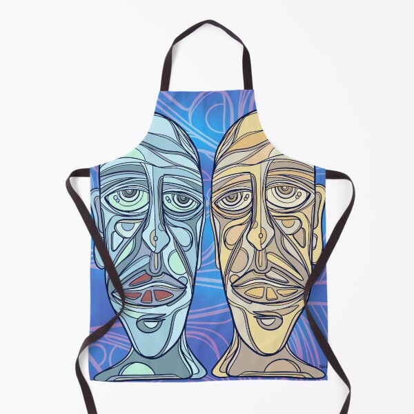 Item preview, Abstract matching faces designed and sold by DaveDanchuk.