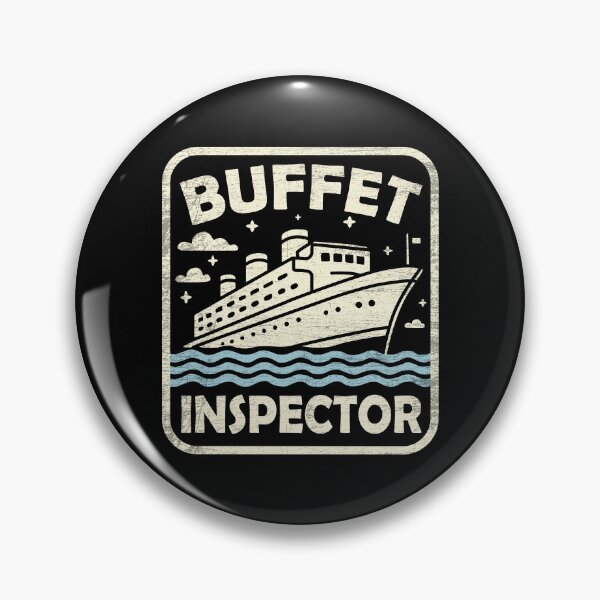 Item preview, Buffet Inspector Funny Cruise designed and sold by NQArtist.