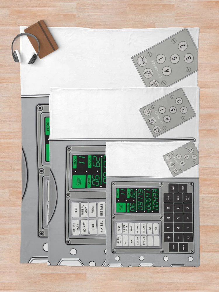 Thumbnail 5 of 6, Throw Blanket, Apollo Command Module Instruments designed and sold by Astro3antica.