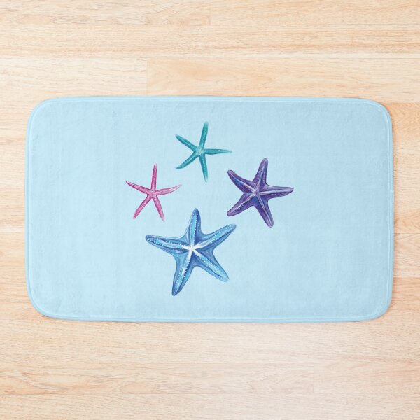Item preview, Colourful Starfish (Blue, Purple, Pink, Turquoise) designed and sold by Scarlet Swan.