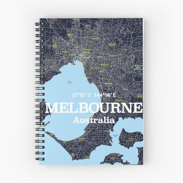 Item preview, Map of Melbourne Australia designed and sold by HouseOfBert.