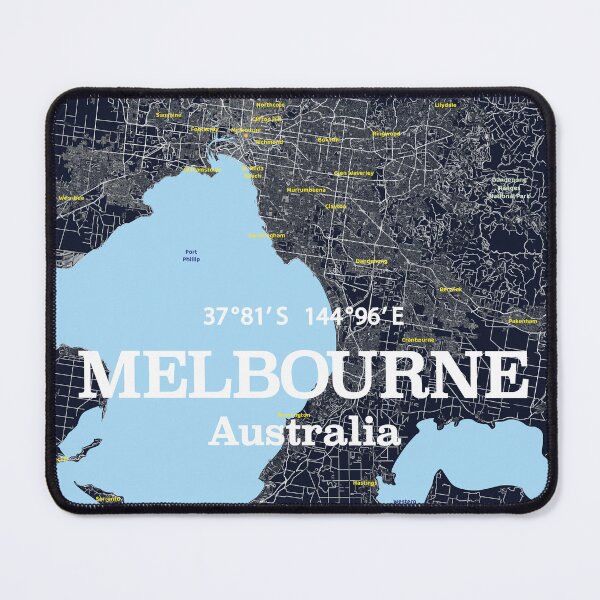Item preview, Map of Melbourne Australia designed and sold by HouseOfBert.