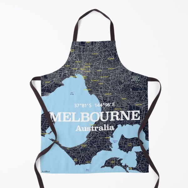 Item preview, Map of Melbourne Australia designed and sold by HouseOfBert.