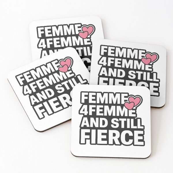 Item preview, Femme 4 Femme and Still Fierce – Empowering Typography designed and sold by Haus Of Sin.