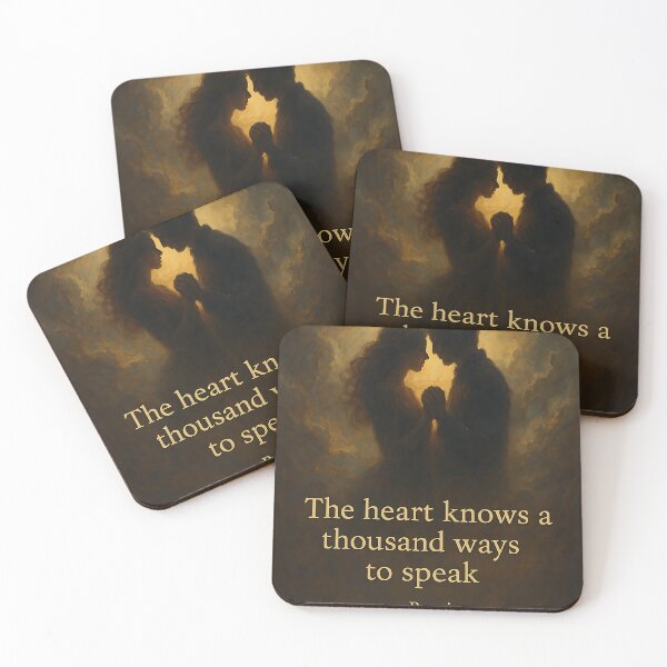 Item preview, Romantic Rumi Quote Heartfelt Love Art designed and sold by soulalchemist25.