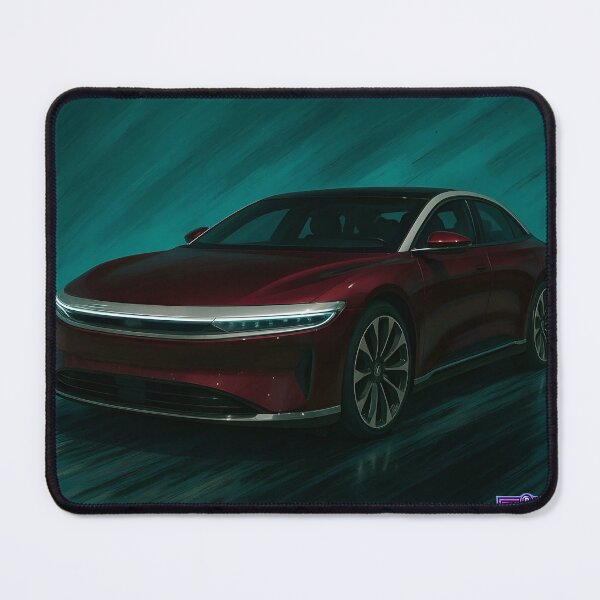 Item preview, Lucid Air EV Fanart (Burgundy) designed and sold by Peterson Designs.