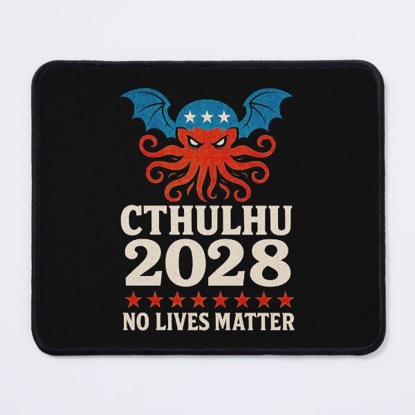 Artikelvorschau, Cthulhu 2028 No Lives Matter Parodie Politisches Horror-Design entworfen und verkauft von Victor Shadehorn.