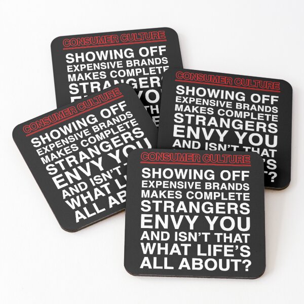 Item preview, Consumer Culture: Showing Off Expensive Brands Makes Complete Strangers Envy You, And Isn't That What Life's All About? designed and sold by SBVillard.
