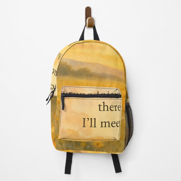 Item preview, Rumi Quote Golden Sunset Field Art designed and sold by soulalchemist25.