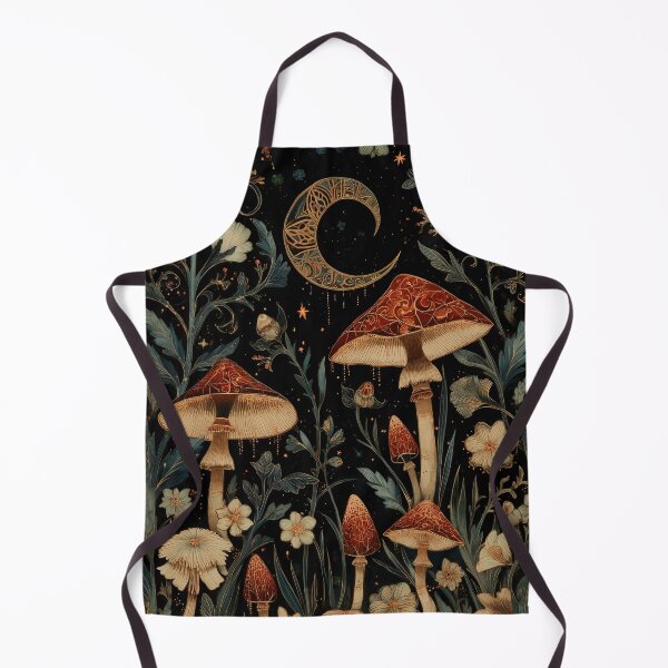 Item preview, Mushroom Sprites Dancing Under a Gilded Moon designed and sold by SporeandCanvas.