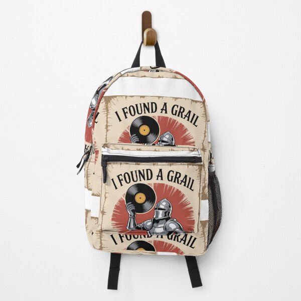 Item preview, Knight Finds the Grail – Vinyl Record Fantasy Music Lover Design designed and sold by JCRockDesign.