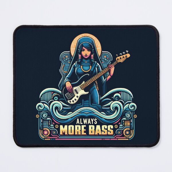 Item preview, More Bass Always More Bass, typography designed and sold by maxmaj.