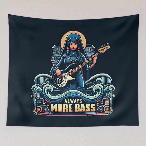 Item preview, More Bass Always More Bass, typography designed and sold by maxmaj.