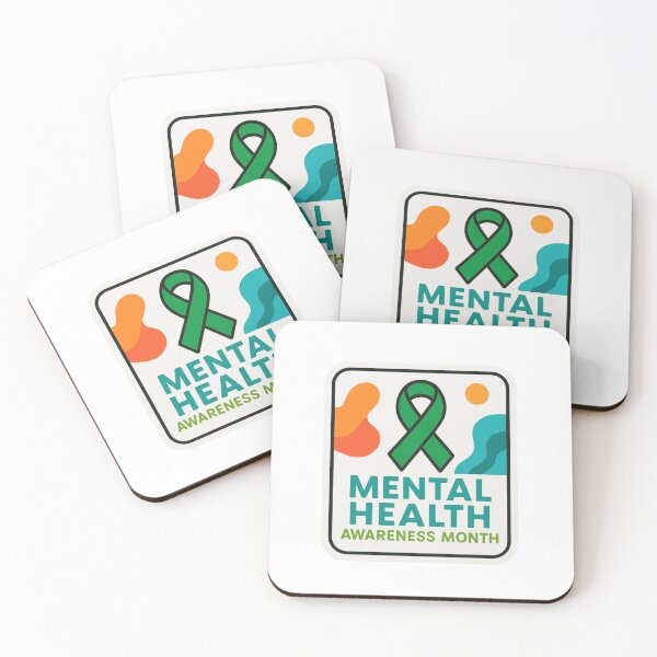 Item preview, Mental Health Awareness Month - white designed and sold by LewpyG.