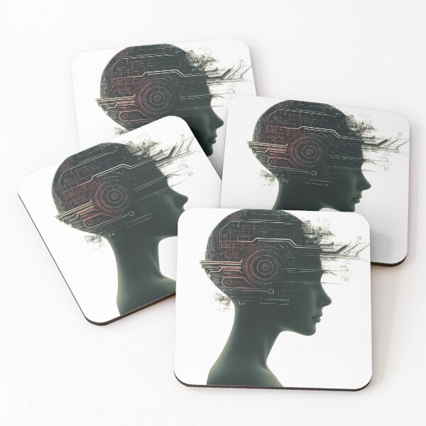 Item preview, Cybernetic Vision Abstract Tech Silhouette  designed and sold by LunarLounge.