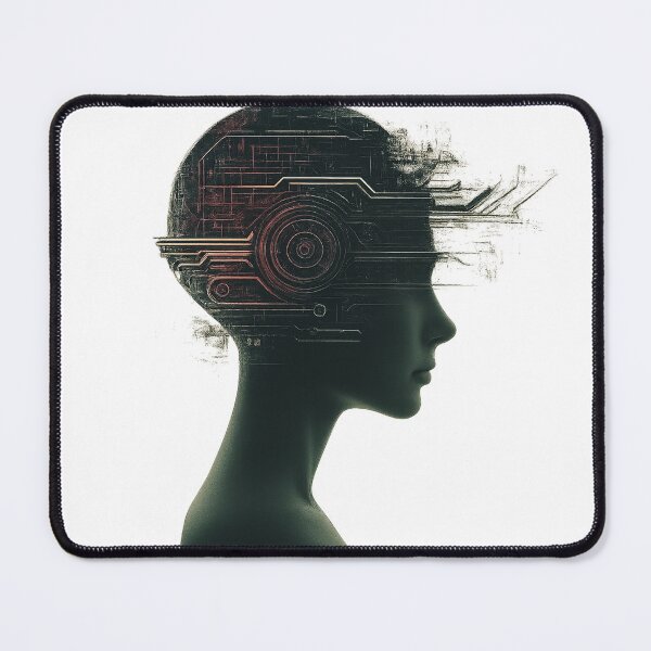 Item preview, Cybernetic Vision Abstract Tech Silhouette designed and sold by LunarLounge.