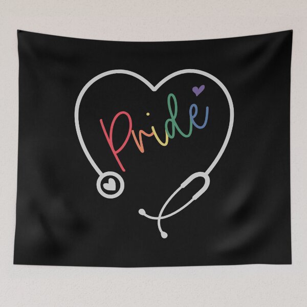 Item preview, Pride Stethoscope Heart designed and sold by catthemedic.