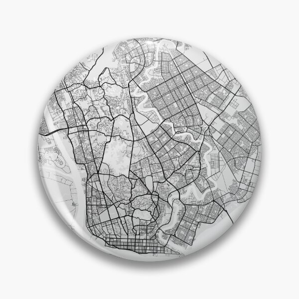 Item preview, Yangon City Map of Myanmar - Light designed and sold by deMAP.