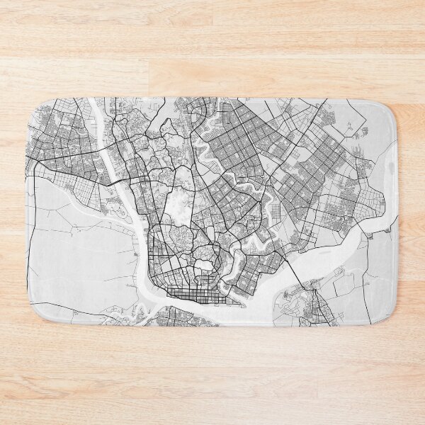 Item preview, Yangon City Map of Myanmar - Light designed and sold by deMAP.