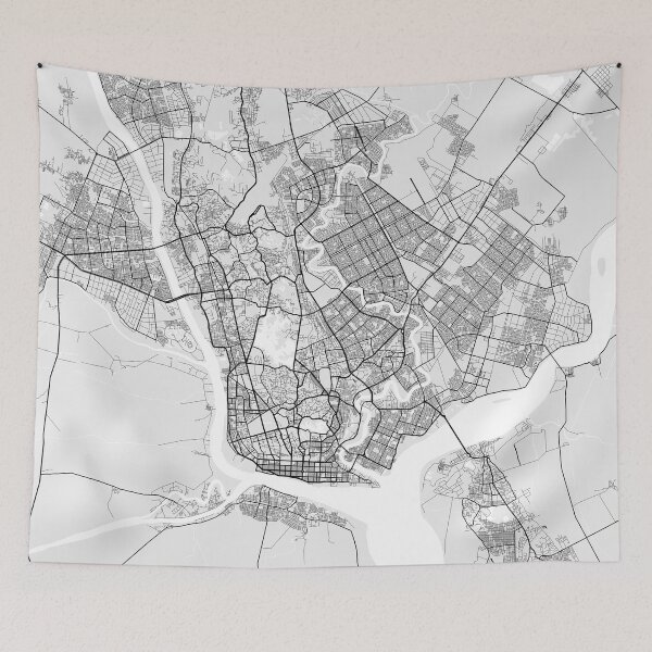 Item preview, Yangon City Map of Myanmar - Light designed and sold by deMAP.