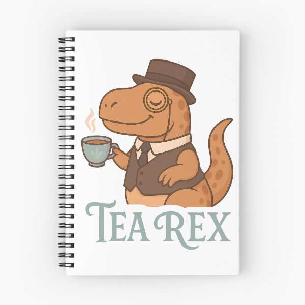 Item preview, Tea Rex - Caballero T-Rex bebiendo té designed and sold by Pastel Purrade.